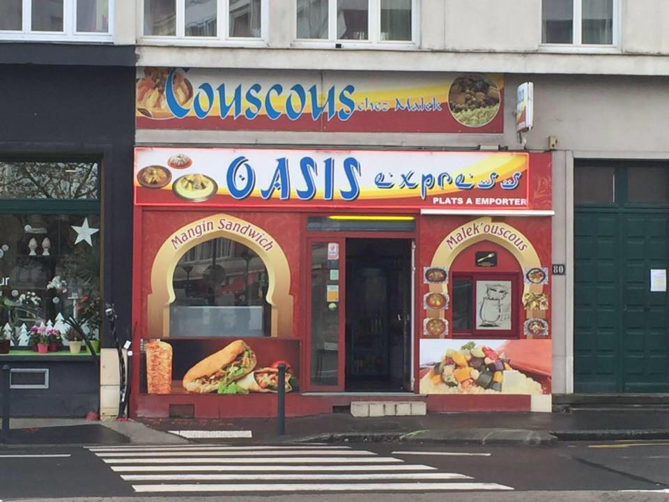 Façade, Oasis Express Traiteur, Nantes