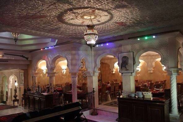 Intérieur du restaurant, le palais bahia, nantes