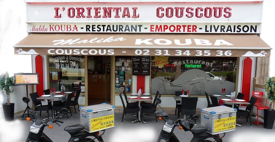 Façade du restaurant, L'Oriental Couscous, Caen
