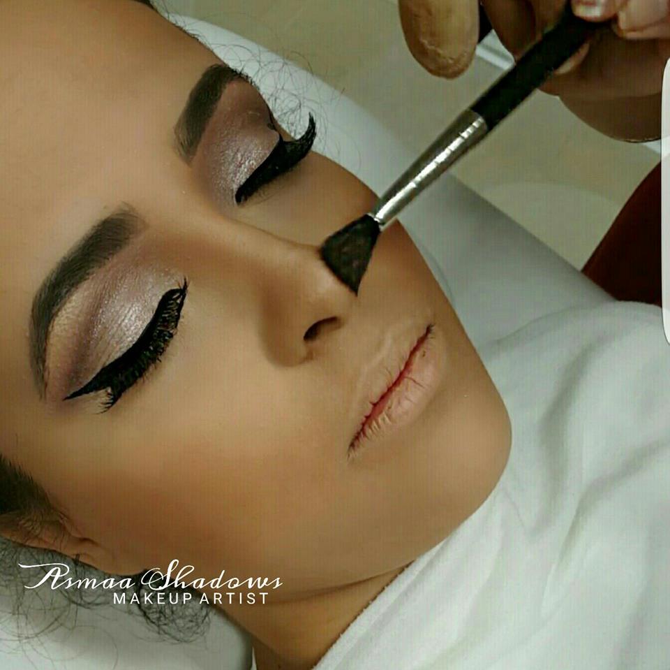 Maquillage au pinceau, Asmaa Shadows Makeup Artist, bledyshop