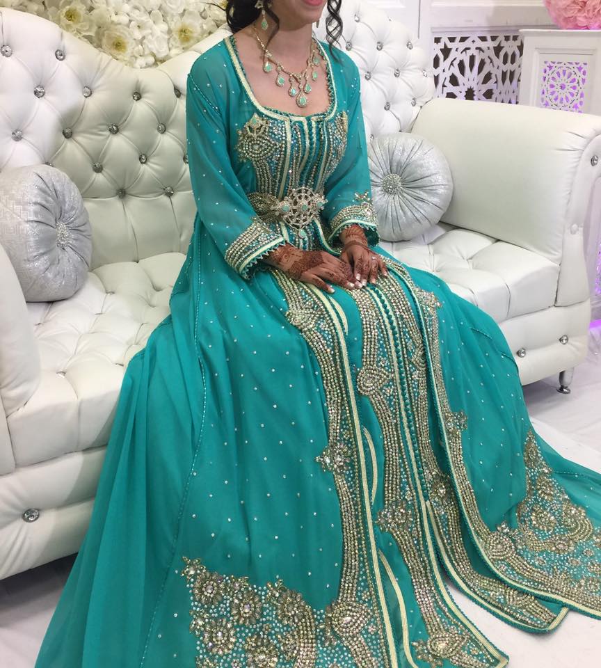 Mariée habillé de vert, Wedding Story - Negafa Fatima, bledyshop