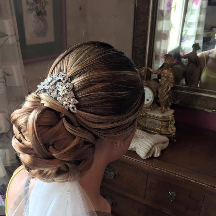 Chignon de mariée, Coiffeuse Maquilleuse Doun's, bledyshop - Copie