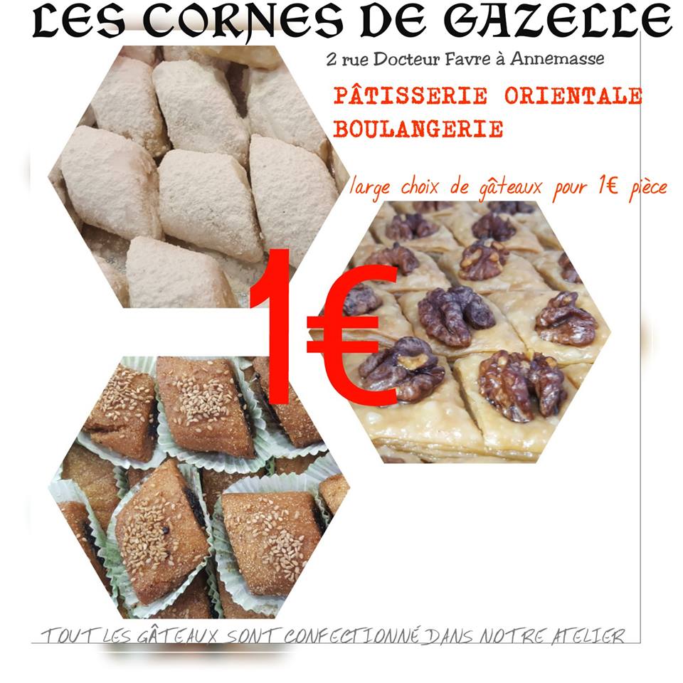 Pâtisserie orientale 1€, Corne De Gazelle, bledyshop
