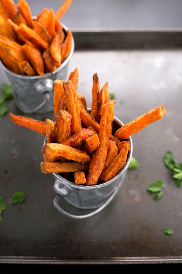frites patates douces, Garden Burger Annemasse, bledyshop