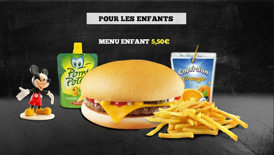 menu enfant, Chapati Burger livraison, bledyshop