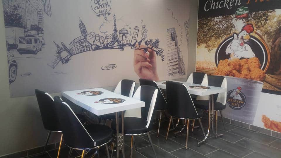 salle intérieur, Chicken Ben's, bledyshop